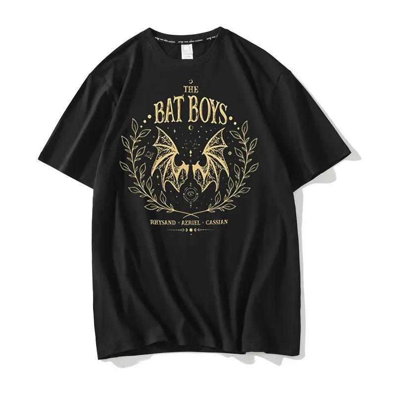 Cotton Tee The Bat Boys Wings T-Shirt The Night Court ACOTAR