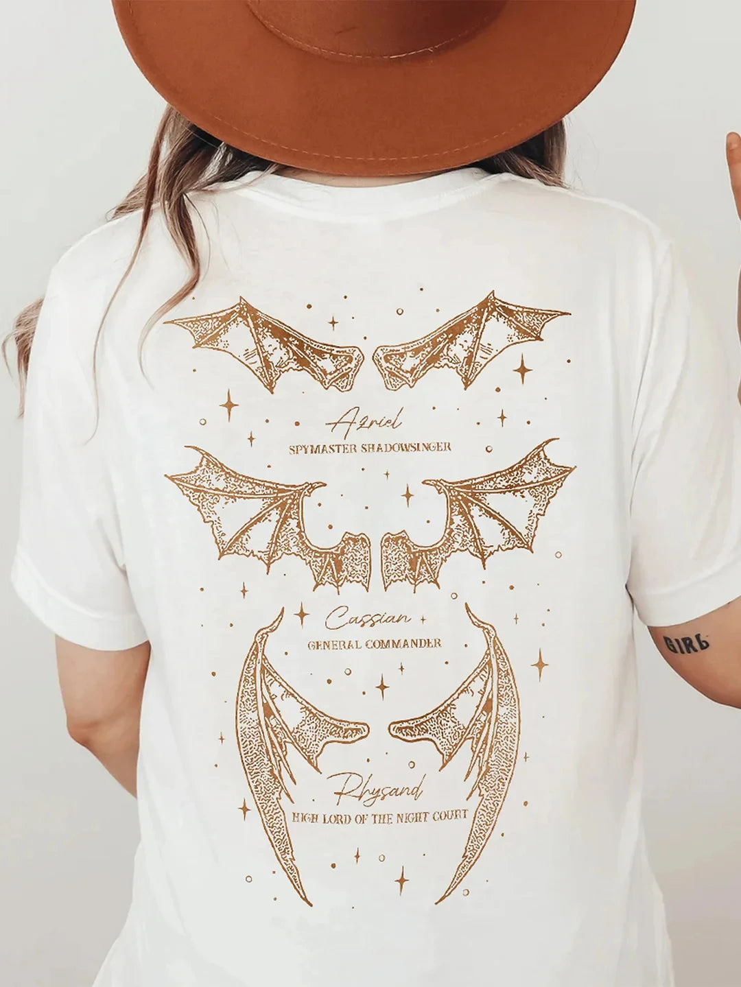 Cotton Tee The Bat Boys Wings T-Shirt The Night Court ACOTAR