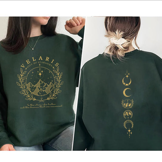 Velaris Sweatshirt Velaris City of Starlight Shirt The Night Court Shirts ACOTAR Hoodie Unisex Long Sleeve Sweatshirts