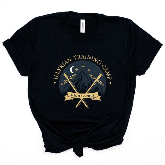 Illyrian Training Camp T-shirt ACOTAR Shirt Night Court Illyrian Velaris Book Lover Bookish